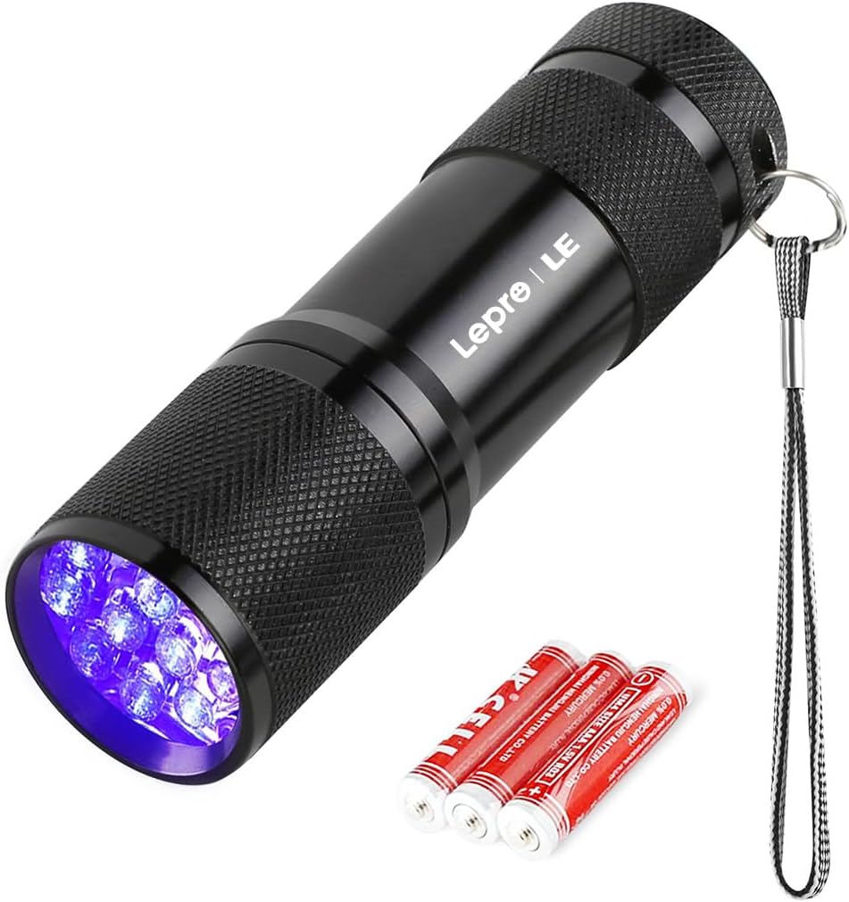 TATTU U3 UV Flashlight Rechargeable 395nm Black | Ubuy