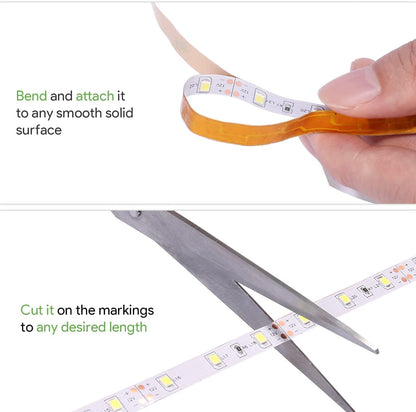 Lepro Bright White LED Strip Light 10M (2x5M), 2x2300lm 6000K LED Tape Light, Stick-on LED Lights for Kitchen Under Cabinet (12V Power Supply Not Included)