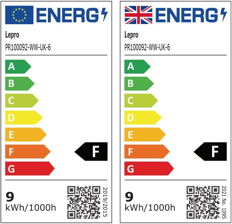 Lepro Dimmable Bayonet Light Bulb, 60W Equivalent, Warm White 2700K, 8.5W 806lm Light Bulbs Bayonet, BC A60 GLS Energy Saving B22 LED Bulb, Pack of 6
