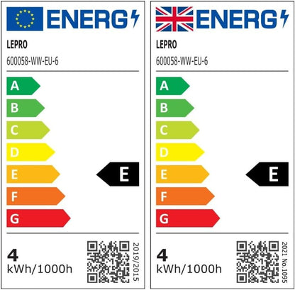 Lepro E14 LED Light Bulb, Small Screw Light Bulb, 4.9W 470lm, 40W Equivalent SES E14 Bulb, Warm White 2700K E14 Golf Ball Bulb, Energy Saving LED P45 Bulb, 220-240V, Non-Dimmable, Pack of 6