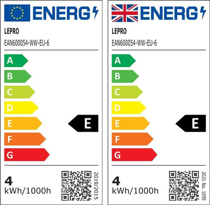 Lepro E14 LED Light Bulb, LED Candle Bulbs Small Screw, 4W 470lm, 40W Equivalent SES E14 Bulb Vintage, Warm White 2700K C35 LED Bulbs, 360° Beam Angle, Clear Filament, Non Dimmable, Pack of 6
