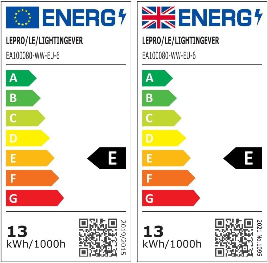 Lepro E27 Screw Bulbs 100W Equivalent, Warm White 2700K E27 LED Bulb, 13W 1520LM Edison Screw LED Light Bulb Super Bright, Energy Saving Light Bulbs, Non Dimmable, Pack of 6
