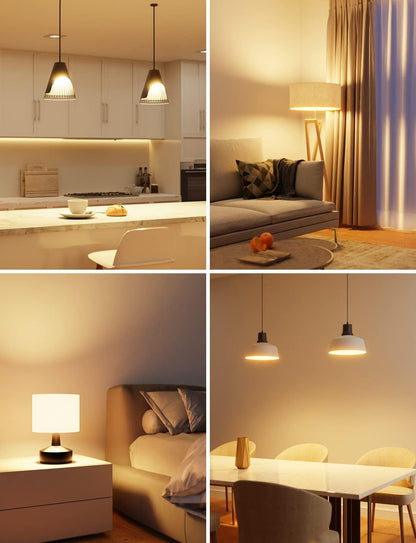 Lepro E27 Screw Bulbs 60W Equivalent, Warm White 2700K E27 LED Bulb, 8.5W 806lm Edison Screw ES LED Light Bulb, Energy Saving E27 Bulbs for Lamp, Non-dimmable, Pack of 6