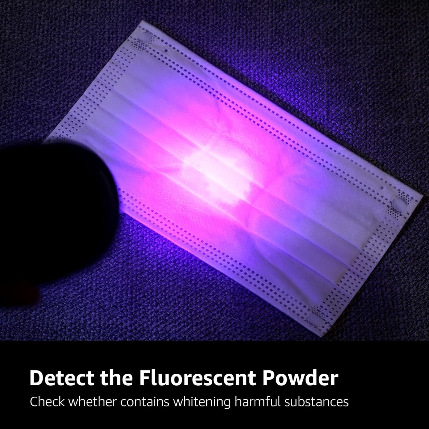 Lepro UV Torch, 51 LED UV Light Torch, 395nm Ultraviolet Flashlight, Blacklight Detector for Pet Urine, Stain, Bed Bugs, Banknote and More