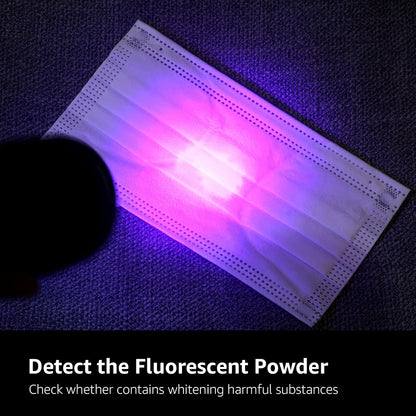 Lepro UV Torch, 51 LED UV Light Torch, 395nm Ultraviolet Flashlight, Blacklight Detector for Pet Urine, Stain, Bed Bugs, Banknote and More