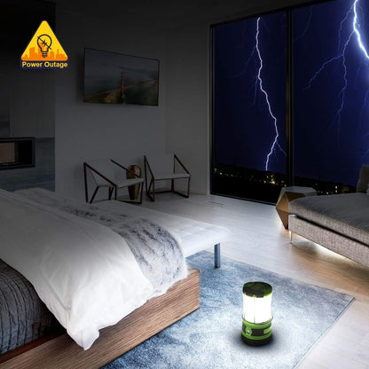 Lepro 3 in 1 Rechargeable Camping Lantern with 2 Torches, 1000lm Camping Lights Battery Powered, 4 Modes Torch Lantern Rechargeable for Power Cuts, Emergency Lighting, Camping Tent, Storm, etc.