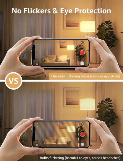 Lepro Dimmable Bayonet Light Bulb, 60W Equivalent, Warm White 2700K, 8.5W 806lm Light Bulbs Bayonet, BC A60 GLS Energy Saving B22 LED Bulb, Pack of 6