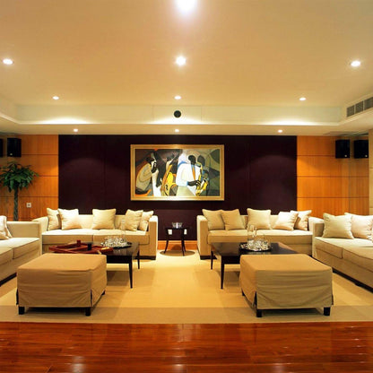 Lepro GU10 LED Bulbs Warm White 2700K, 4W 325lm Spot Light Bulbs, 50W Halogen Spotlight Equivalent, Energy Saving GU10 LED Lightbulbs, 100° Wide Beam, Non-dimmable, Pack of 5