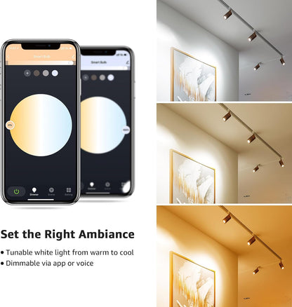 Lepro GU10 Smart Bulb, Dimmable Smart Light Bulb GU10, 4.5W 385lm, CCT Warm to Cool Daylight GU10 LED Spotlight Bulbs, Compatible with Alexa and Google Home, Pack of 2 (2.4GHz WiFi Only)