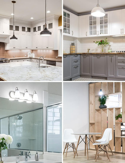 Lepro E27 Screw Bulbs 100W Equivalent, Cool White 6500K, 13W 1520lm Super Bright E27 LED Bulbs, GLS Energy Saving Edison Lightbulb, Non-dimmable, Pack of 6