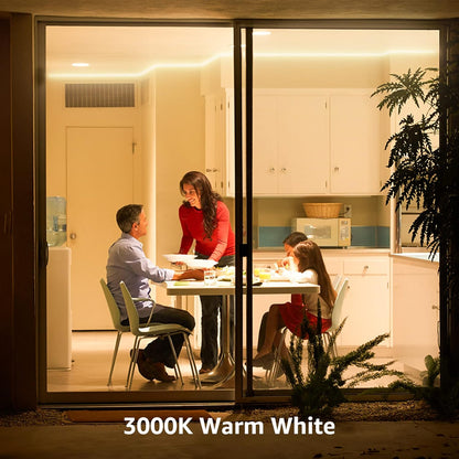 Lepro LED Strip Light Warm White 10M, 2000lm Dimmable LED Taple, 24V UK Plug in LED Strip with Dimmer Switch, 3000K Flexible Stick-on LED Lights for Bedroom, Kitchen, Cupboard, Shelf (1 Roll)