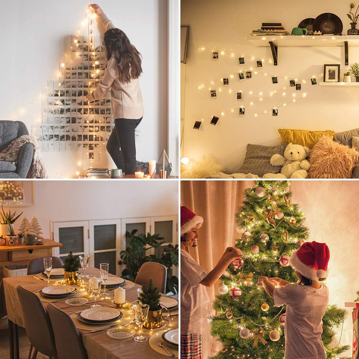 Lepro Fairy Lights Plug in, 10m 100 LED Copper Wire Fairy Lights, 33ft Warm White Fairy String Lights Mains Powered for Halloween, Bedroom, Wedding Decor, Garden, Party, Christmas and More