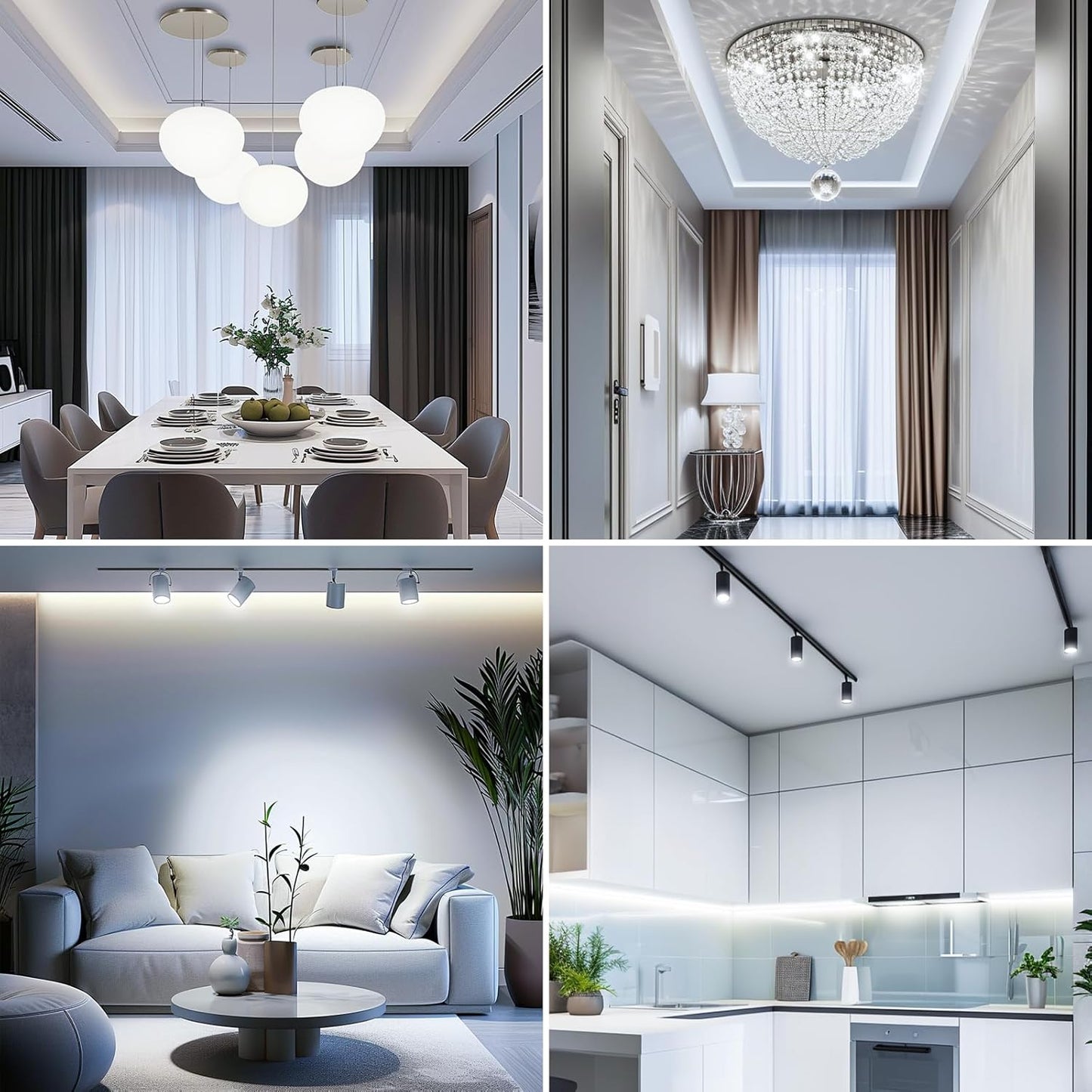 Lepro G9 LED Bulbs Cool White, 3.8W 470lm G9 LED Bulb, 40W Equivalent G9 Capsule Bulb, Energy Saving LED G9 Bulbs Cool White 6000K, AC 220V-240V, Non-dimmable, Pack of 5