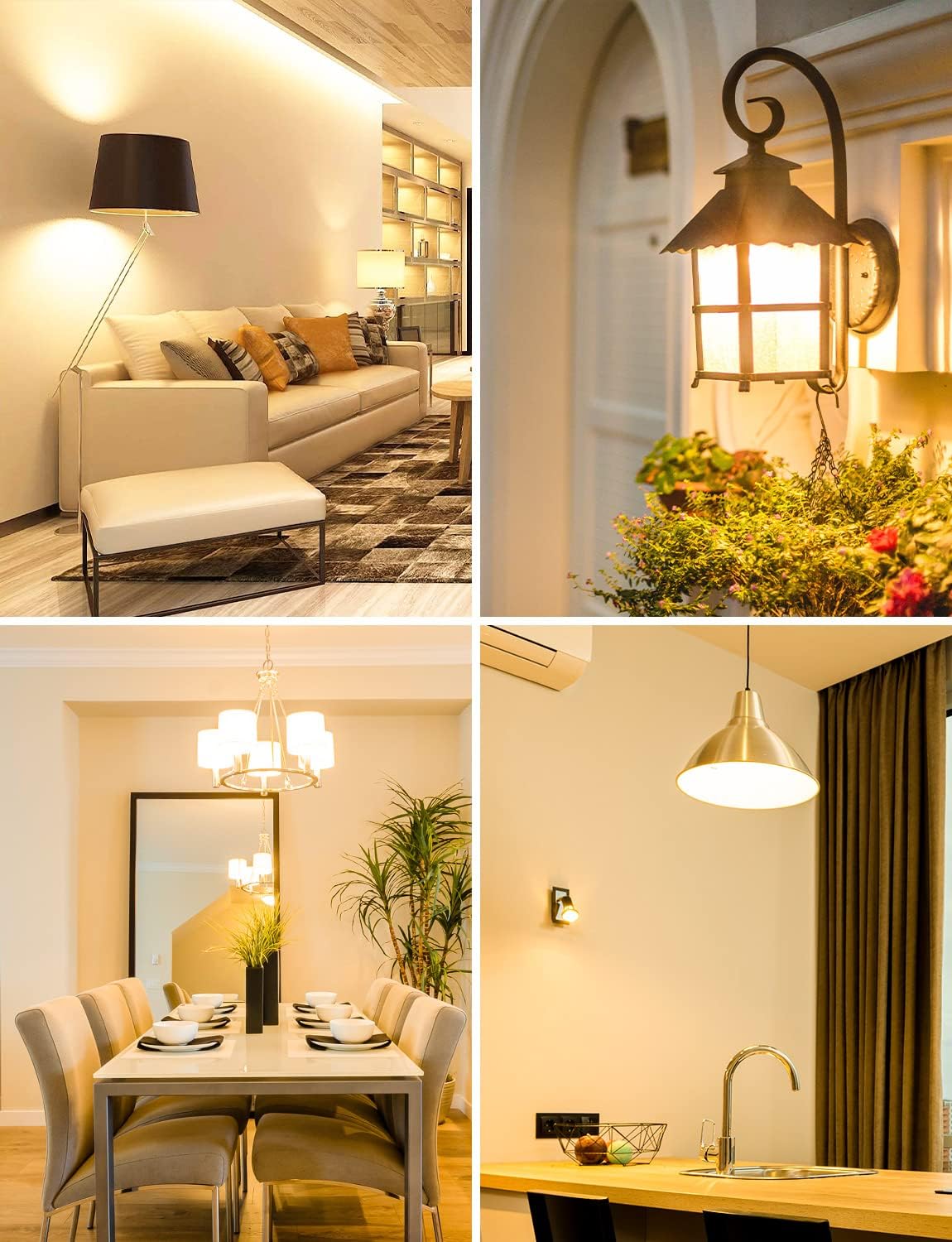 Lepro E27 Screw Bulbs 100W Equivalent, Warm White 2700K E27 LED Bulb, 13W 1520LM Edison Screw LED Light Bulb Super Bright, Energy Saving Light Bulbs, Non Dimmable, Pack of 6