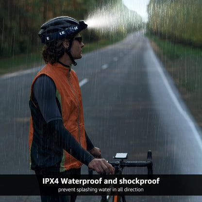 LE Head Torch Rechargeable, [2 Pack] Super Bright LED Headlamp Waterproof with 5 Lighting Modes, 30 Hours Runtime, Red Warning Lights, Lightweight Headlight for Running