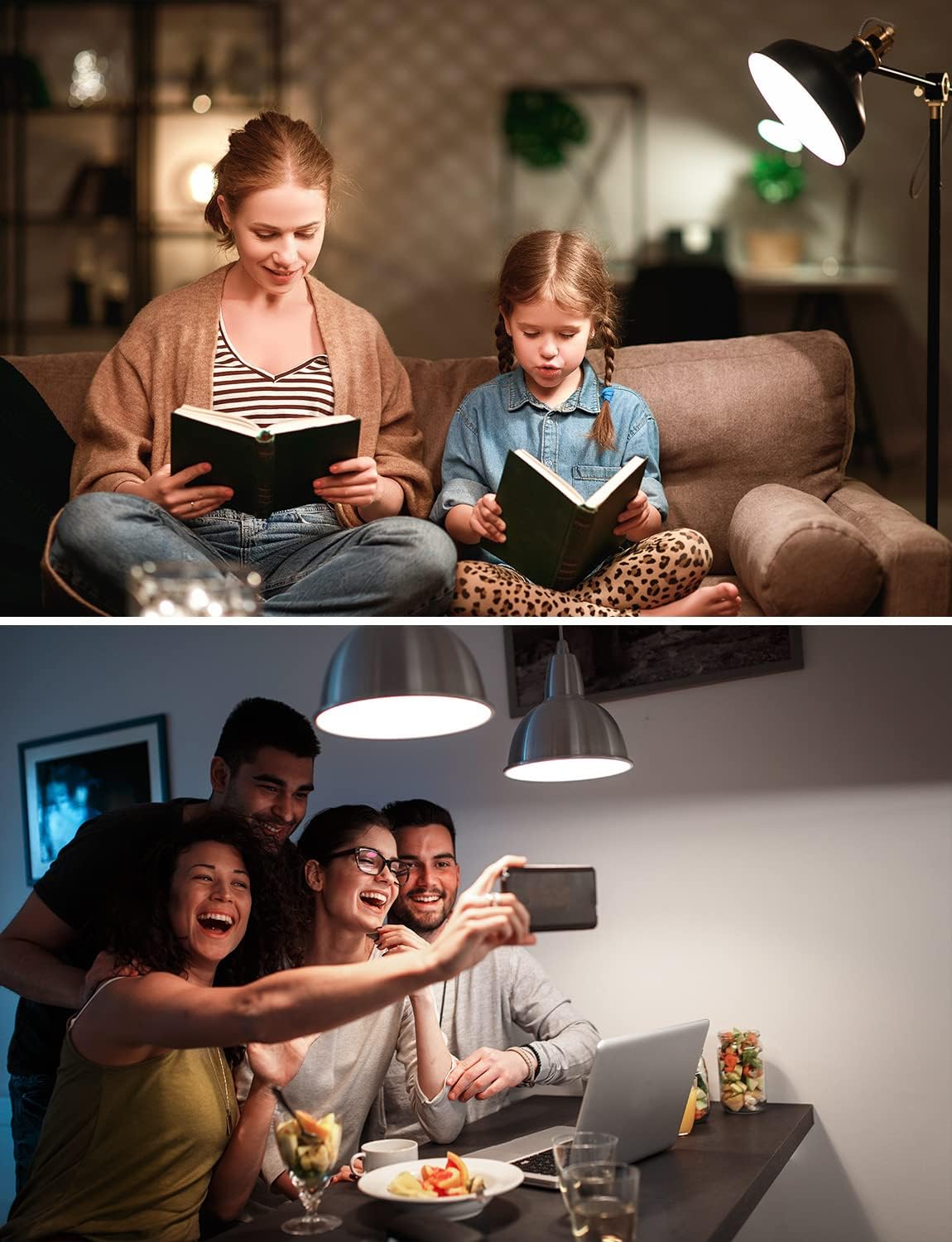 Lepro E27 Screw Bulbs 100W Equivalent, Cool White 6500K, 13W 1520lm Super Bright E27 LED Bulbs, GLS Energy Saving Edison Lightbulb, Non-dimmable, Pack of 6