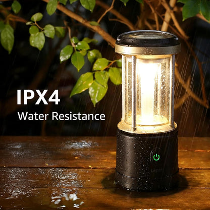 Lepro Camping Lantern, 1100 Lumen Camping Light Battery Powered, Dimmable 5 Modes, Warm White & Cool Light, AA Battery Lantern for Power Cuts, Tents, Fishing, Emergency (AA Batteries Not Included)