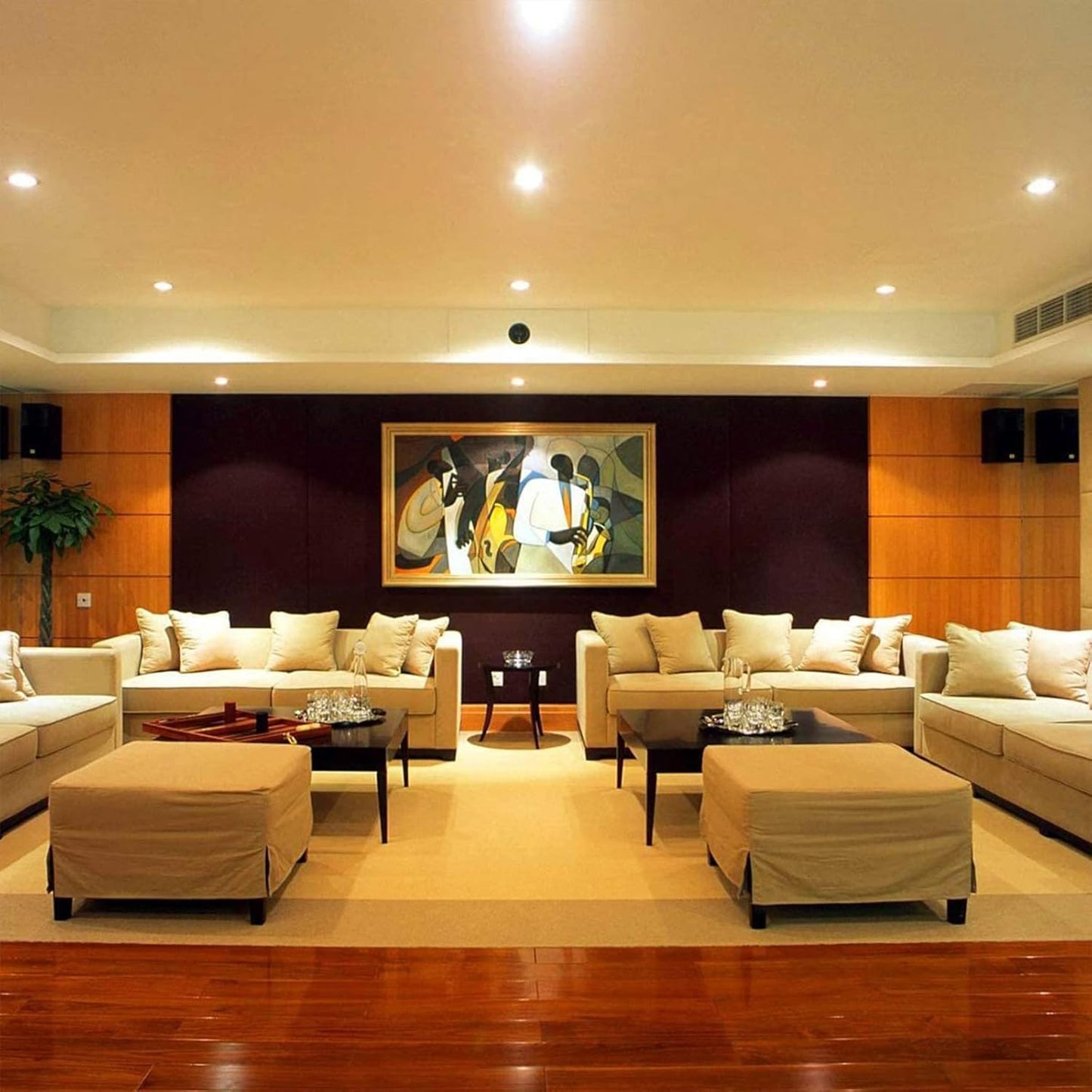 Lepro GU10 LED Bulbs, Warm White 2700K, 4W 325lm, 50W Halogen Spotlight Equivalent, Energy Saving GU10 LED Light Bulbs, 100° Wide Beam, Non-dimmable, Pack of 10