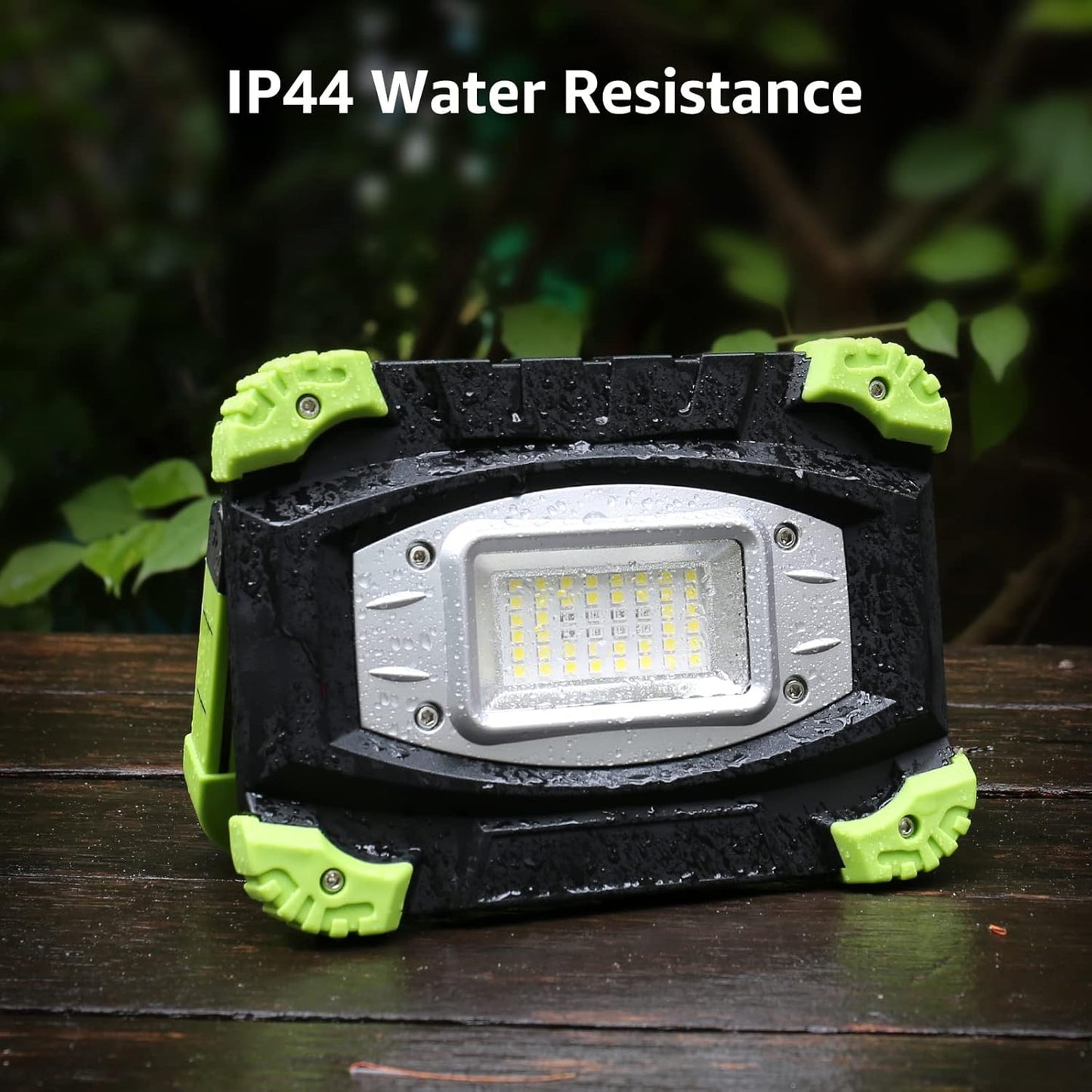 Lepro Work Lights Portable Rechargeable, 2000lm Camping Light Rechargeable, 5 Modes Emergency Lights for Power Cuts, 5200mAh Power Bank, Rechargeable Work Light, Suit as Fathers Day Gifts