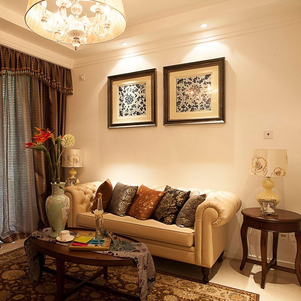 Lepro GU10 LED Bulbs Warm White 2700K, 4W 325lm Spot Light Bulbs, 50W Halogen Spotlight Equivalent, Energy Saving GU10 LED Lightbulbs, 100° Wide Beam, Non-dimmable, Pack of 5